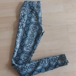 Small Snake Print Leggings- iHeartRaves